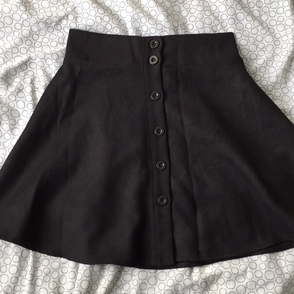 BOGO 50% 💜 Vintage Black Skater Skirt